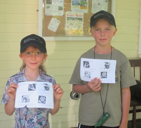 Alpine & Orion Griffin completed their passports this summer and were the first to claim the special prizes for BHHT explorers.