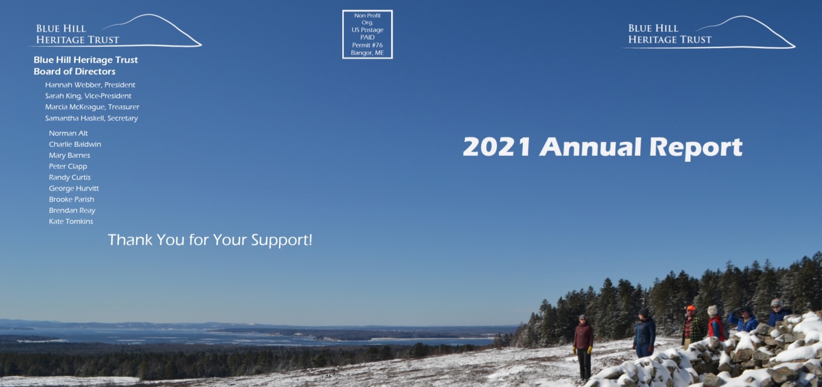 Newsletters & Annual Reports | Blue Hill Heritage Trust